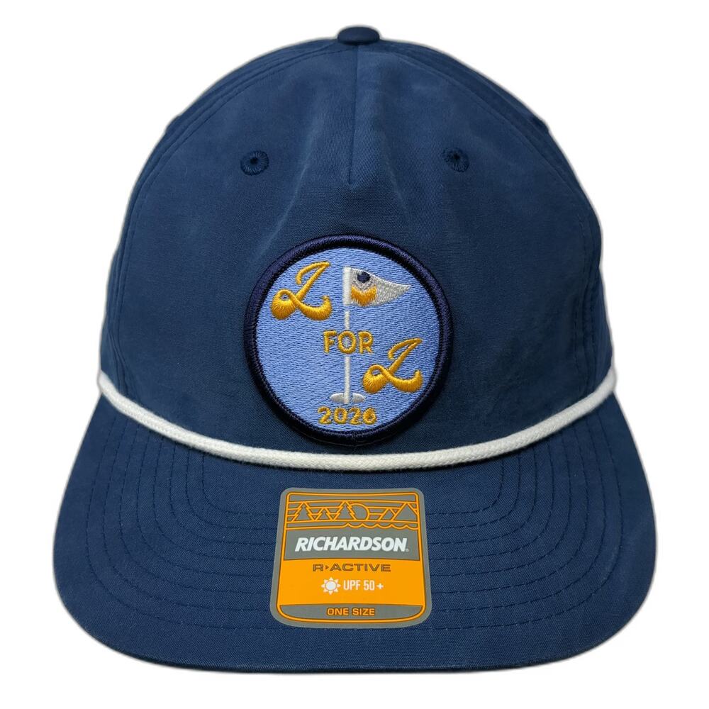Richardson 5 Panel Blue One Size Rope First Interstate Bank Snapback Golf Hat